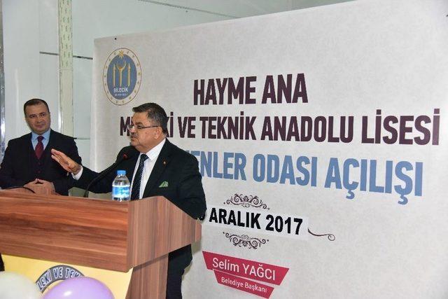 Hayme Ana Mesleki Ve Teknik Anadolu Lisesi Öğretmenler Odası Açılışı Gerçekleştirildi