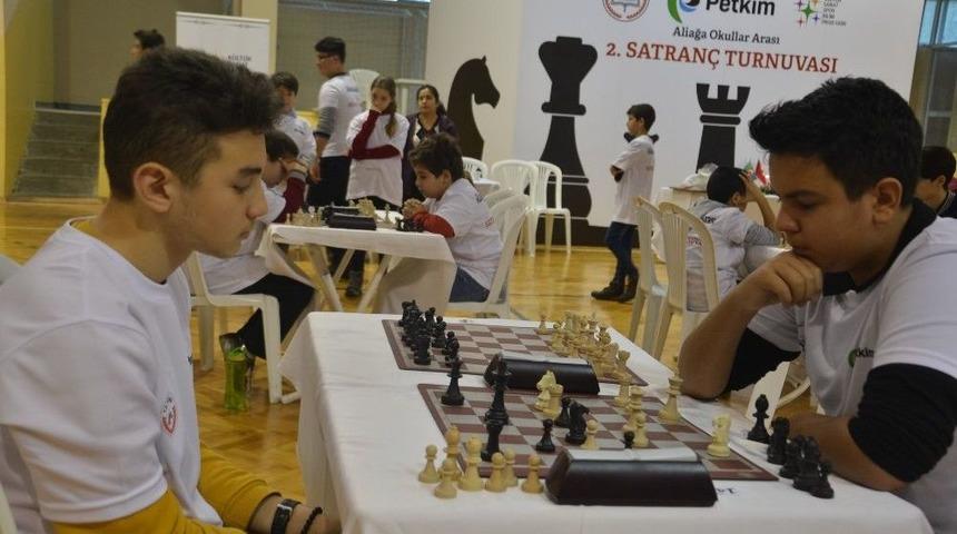 Aliağa Satran&ccedil; Turnuvası Sona Erdi
