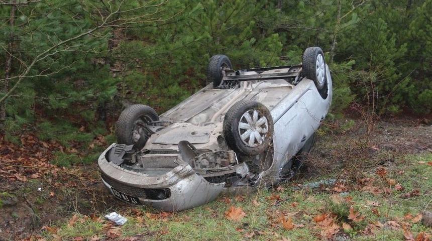 &Ccedil;an - Yenice Karayolunda Kaza: 1 Yaralı