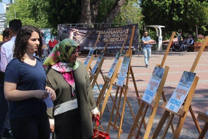 Motosikletçilerden ’kask’ Konvoyu G2