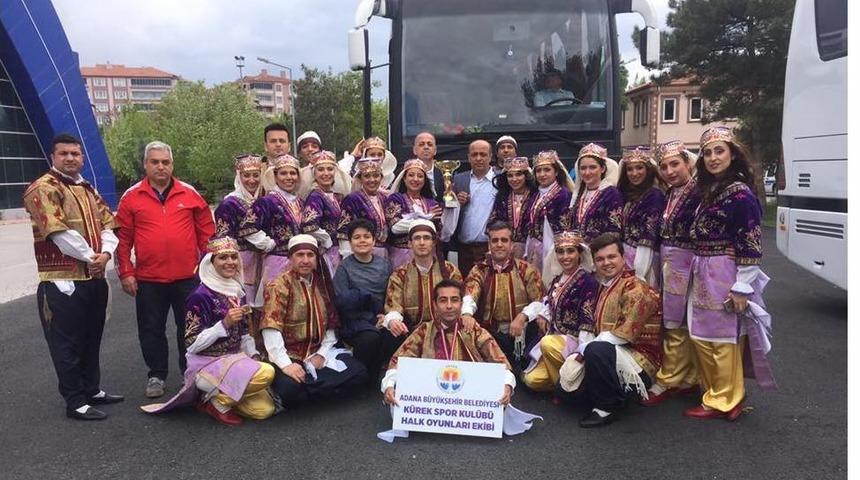 Adana B&uuml;y&uuml;kşehir Halk Oyunlarında B&ouml;lge Şampiyonu