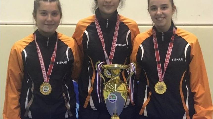 Kocasinan’ın Masa Tenisi B Takımı 2.lig Şampiyonu