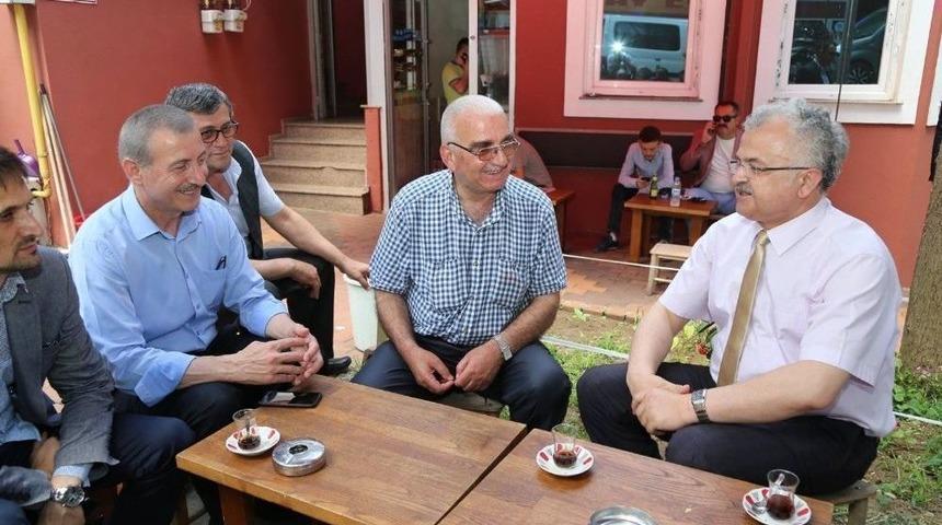 Başkan Kasap Esnaf İle Bayramlaştı