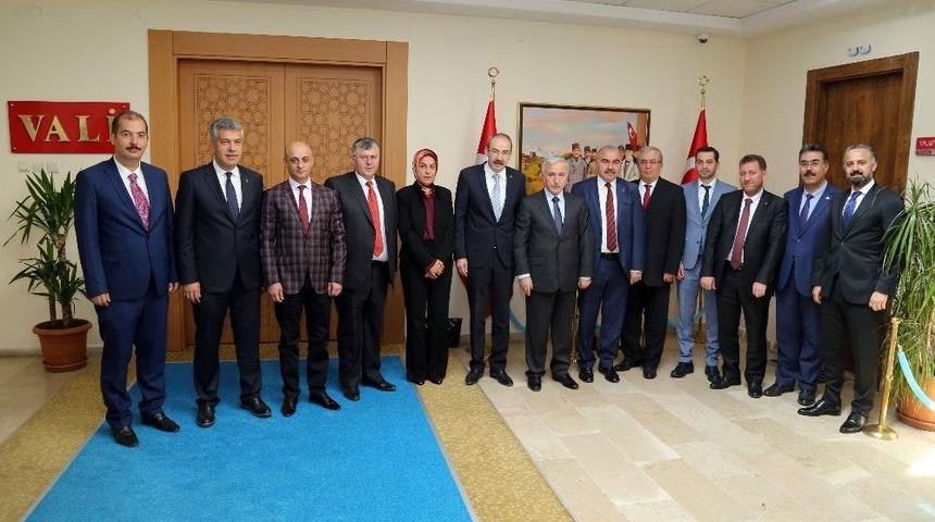 Kto Yönetim Kurulu Üyeleri Vali Kamçı’yı Ziyaret Etti