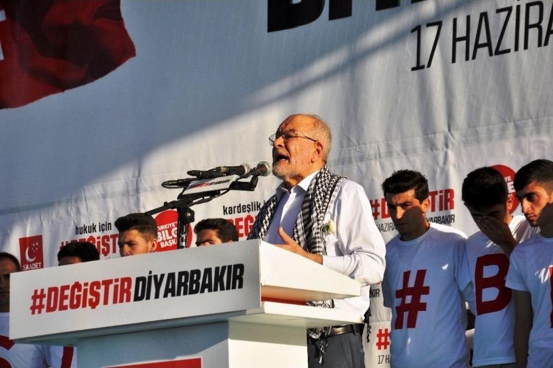 Cumhurbaşkanı Adayı Karamollaoğlu Diyarbakır&rsquo;da