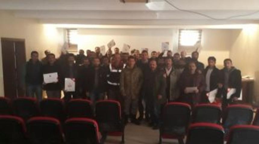 Tekman&rsquo;da Servis Şof&ouml;rlerine Eğitim