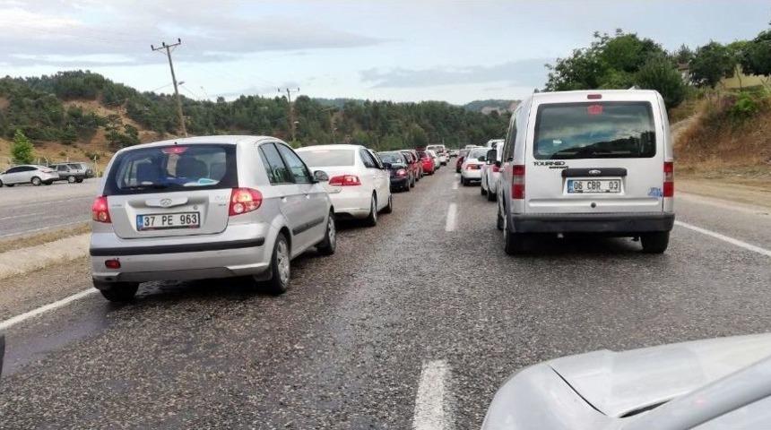 Kahramanmaraş’ta Bayram Dönüşü Trafik Yoğunluğu