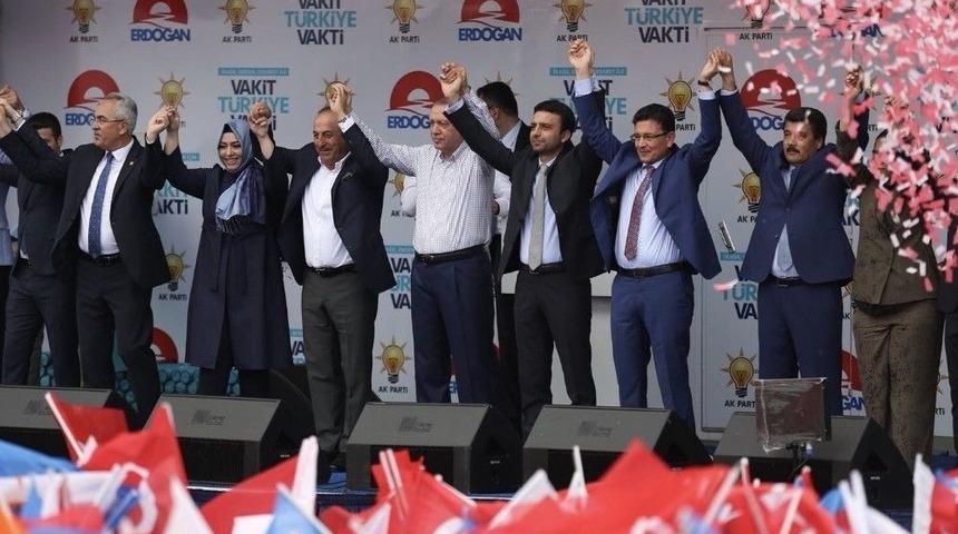 &Ccedil;elik&rsquo;ten Antalyalılara Miting Teşekk&uuml;r&uuml;