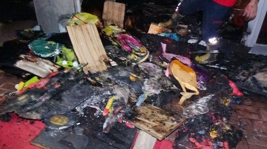 Ceylanpınar&rsquo;da İş Yerinde Yangın