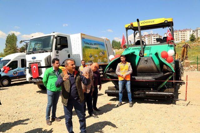 Kayyum Başkan, Tunceli’ye 10 Yeni Araç Kazandırdı