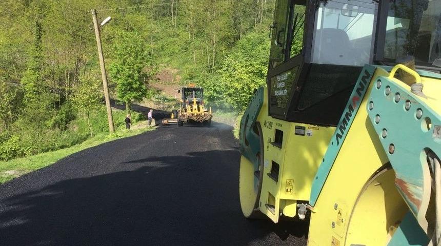 Trabzon&rsquo;da 2018 Yılında Hedef 400 Bin Ton Asfalt Sermek