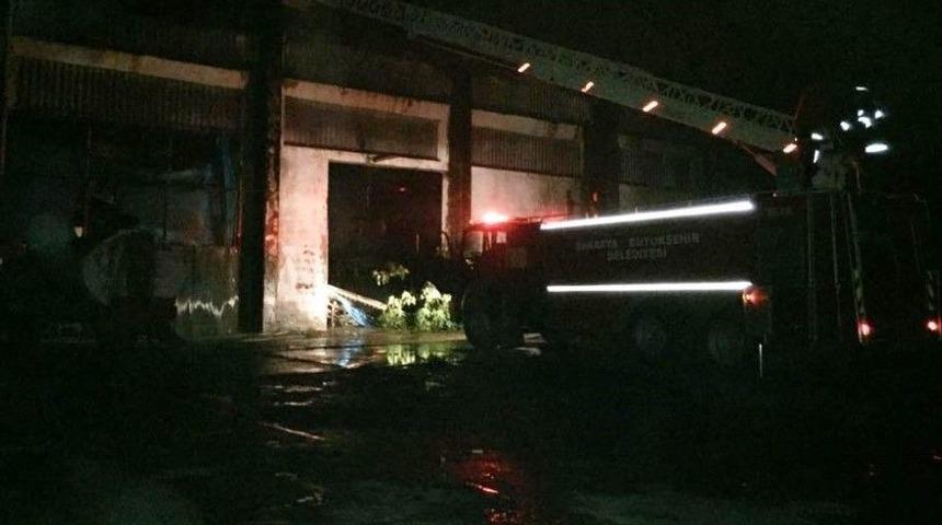 Fabrikanın Rendeliğinde &Ccedil;ıkan Yangın Korkuttu