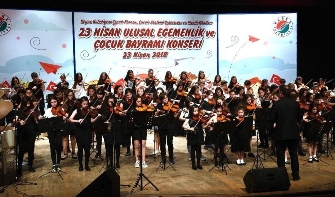 Kepezli &Ccedil;ocuklardan 23 Nisan Konseri