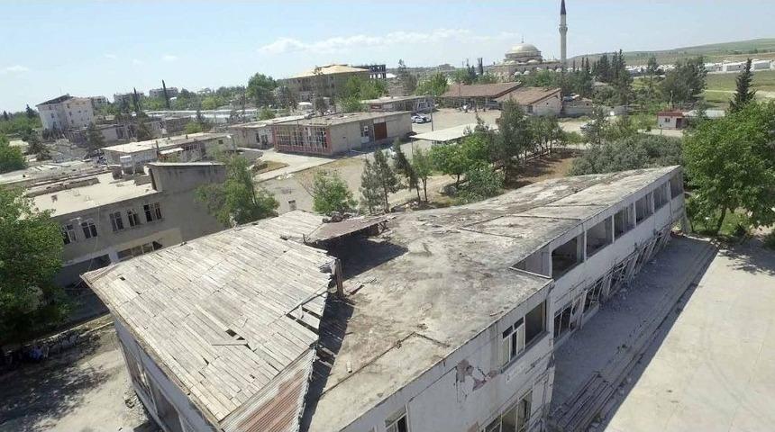 Depremin Yaşandığı Samsat Havadan Görüntülendi