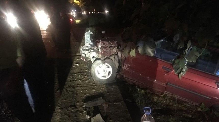 Bayram Ziyareti Dönüşünde Kaza: 3 Yaralı