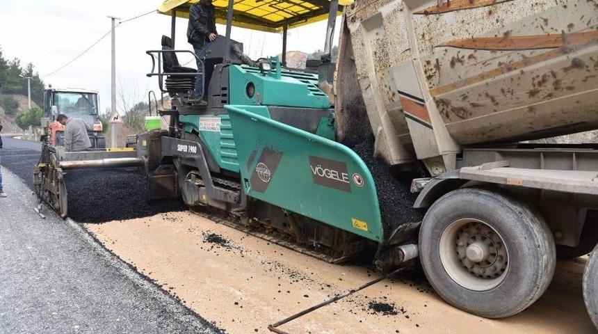 Başkan Demir&rsquo;den Devam Eden Yol &Ccedil;alışmalarına İnceleme