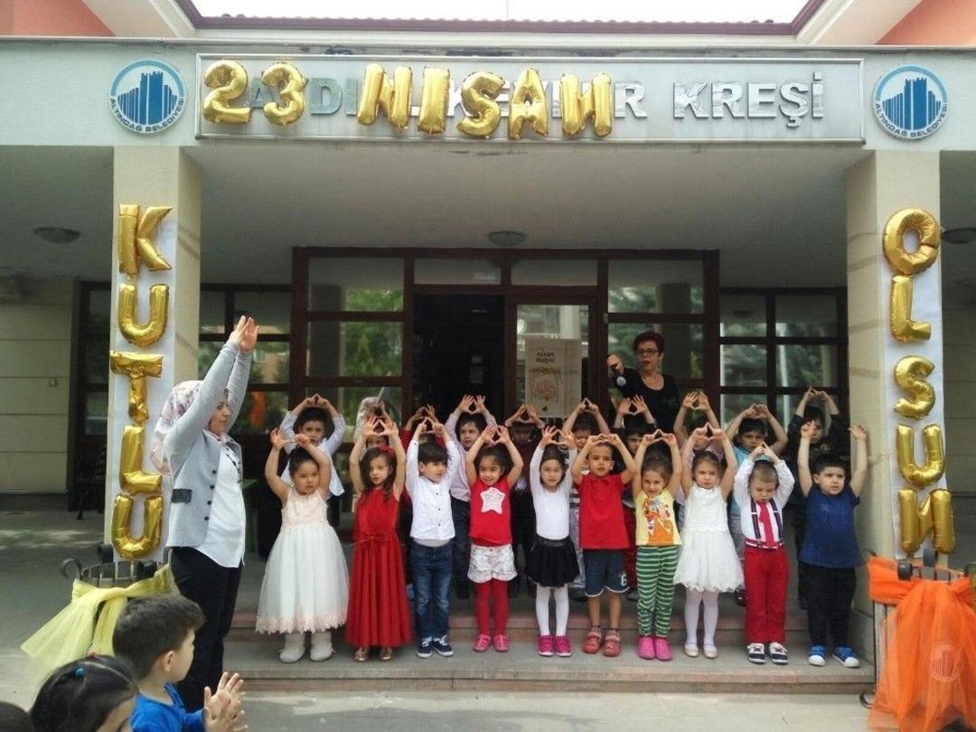 Altındağlı Minikler 23 Nisan&rsquo;ı Coşkuyla Kutladı