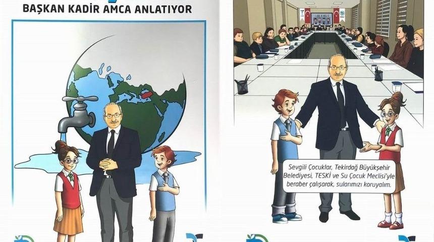 Teski&rsquo;den &Ouml;ğrencilere &rsquo;su Tasarrufu&rsquo; Kitap&ccedil;ığı