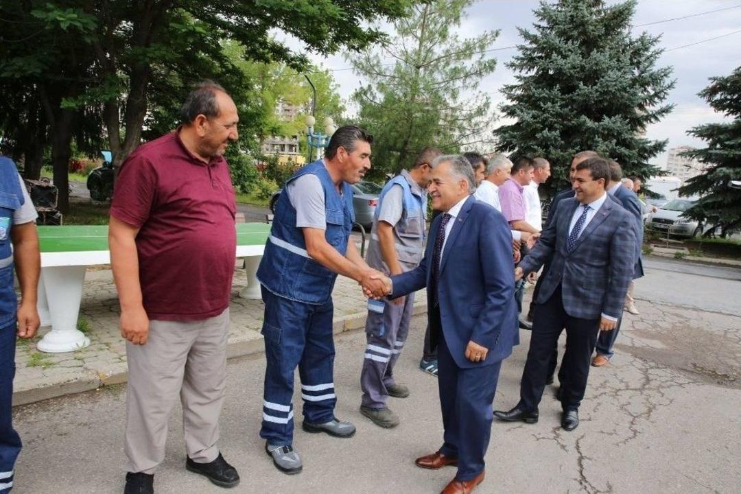 Melikgazi Belediyesinde Bayramlaşma