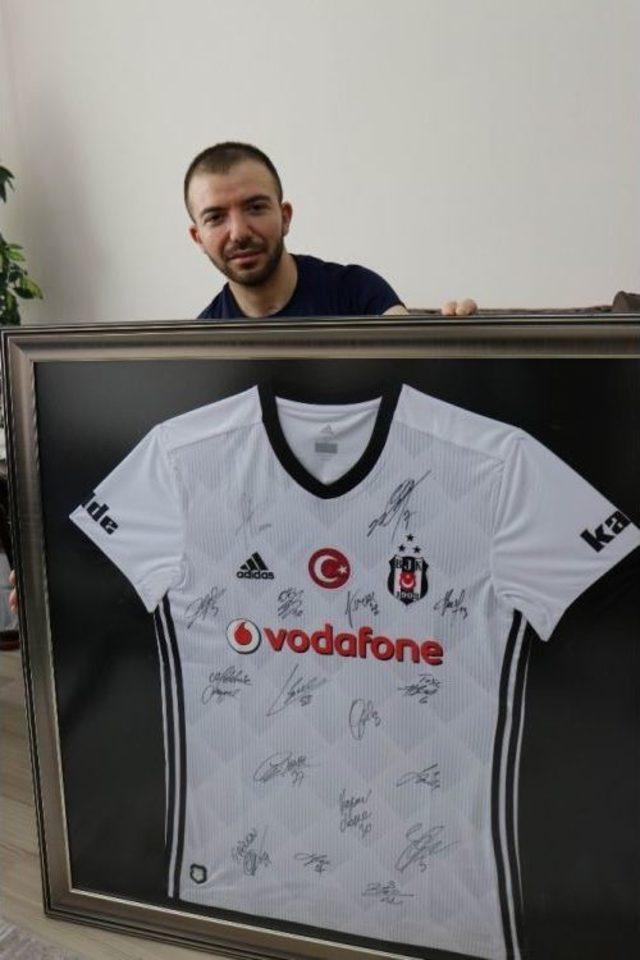 Beşiktaş Kul&uuml;p Başkanı Orman&rsquo;dan Afrin Gazisine Anlamlı Hediye 3