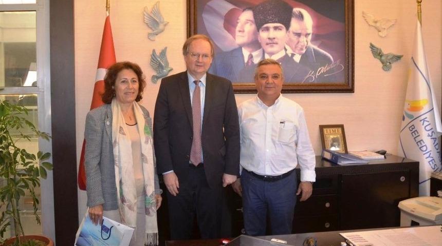 Avrupa Birliği T&uuml;rkiye Delegasyonundan Başkan Kayalı&rsquo;ya Ziyaret