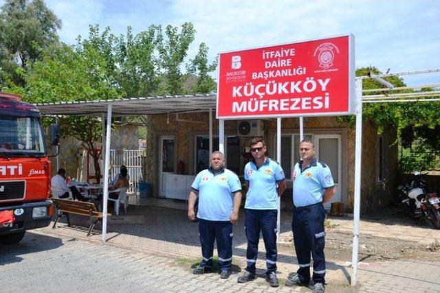 Küçükköy’e İtfaiye Müfrezesi