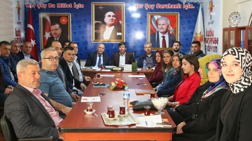 Ak Parti Saruhanlı İl&ccedil;e Teşkilatı Se&ccedil;im &Ccedil;alışmalarına Başladı