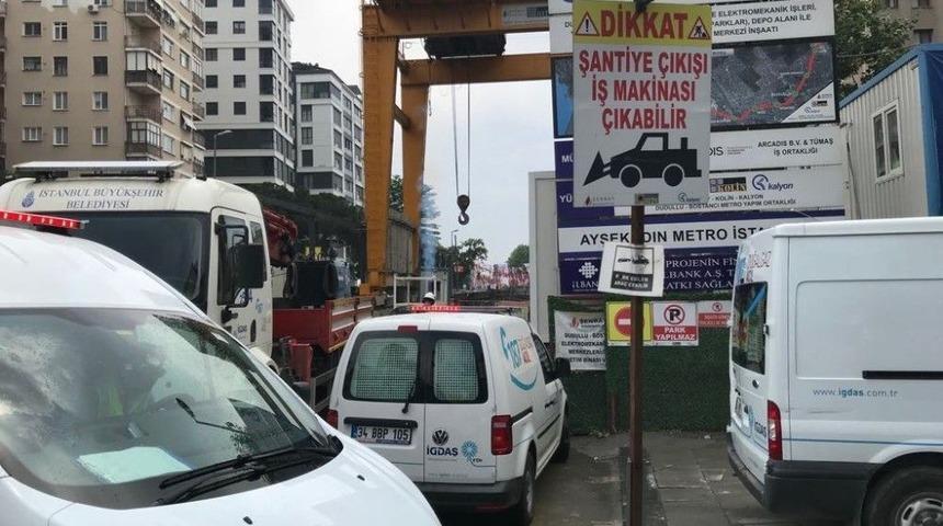 (&ouml;zel) Kadık&ouml;y&rsquo;de Doğalgaz &Ccedil;alışması, İlgin&ccedil; G&ouml;r&uuml;nt&uuml;lere Sahne Oldu