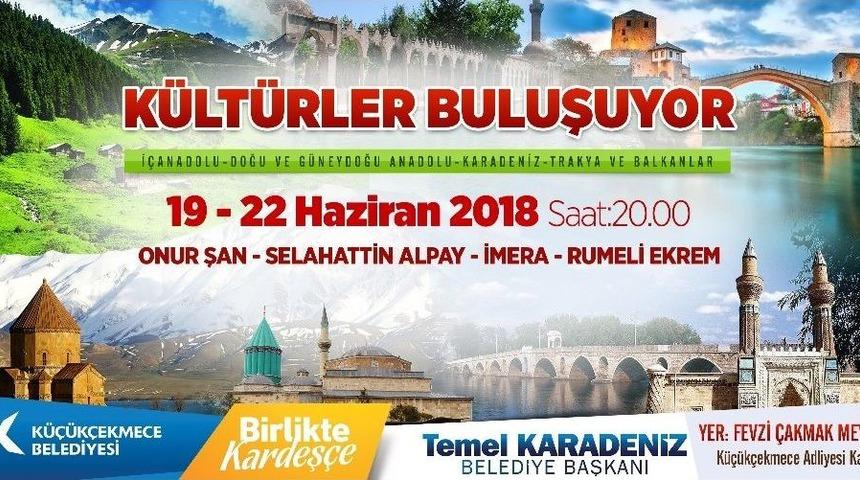 K&uuml;&ccedil;&uuml;k&ccedil;ekmece&rsquo;de A&ccedil;ık Havada K&uuml;lt&uuml;rler Buluşuyor