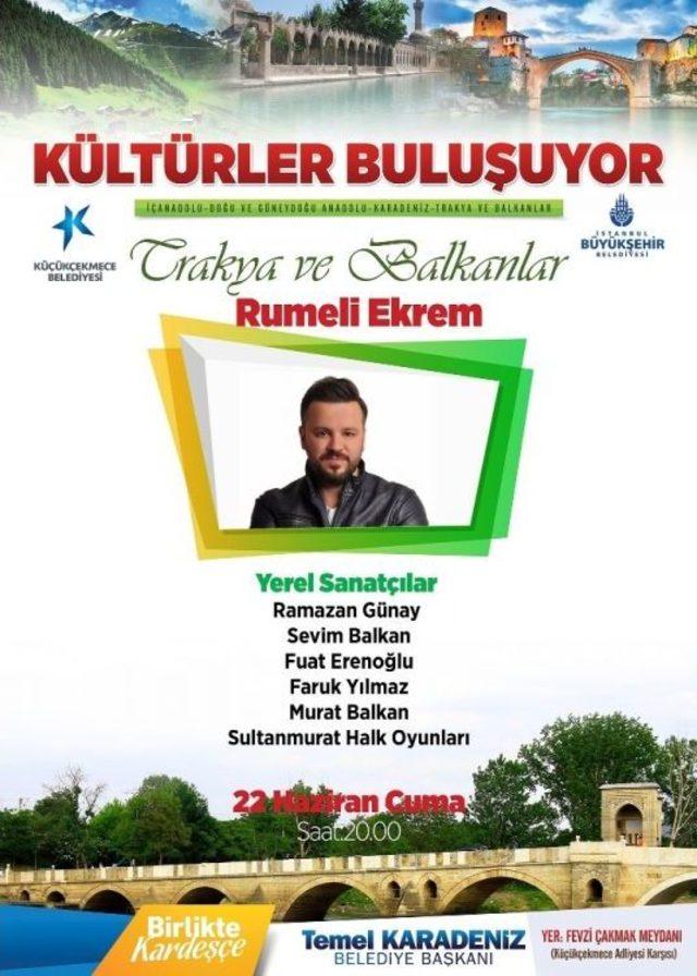 Küçükçekmece’de Açık Havada Kültürler Buluşuyor