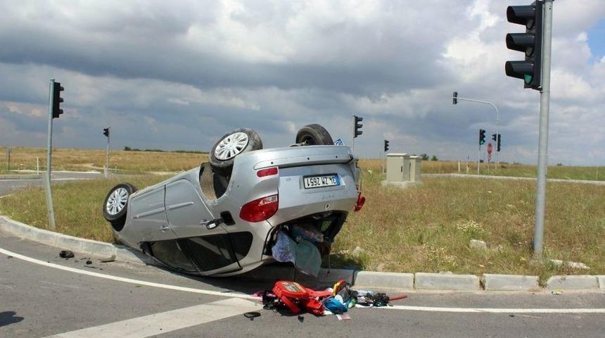 Tekirdağ&rsquo;da Trafik Kazası: 1 Yaralı
