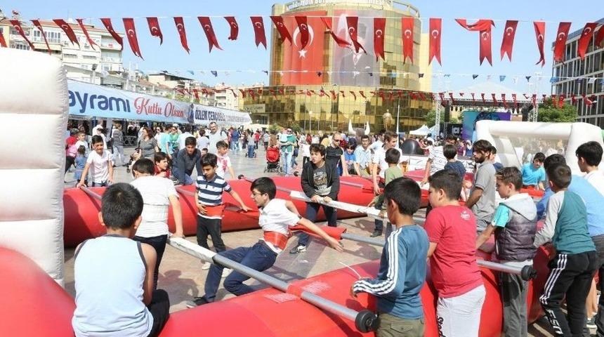 Aydın&rsquo;da 23 Nisan Coşkuyla Kutlandı