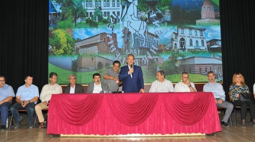 Başkan Akkaya Belediye Personeliyle Bayramlaştı