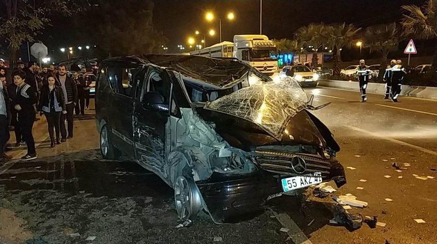 Samsun&rsquo;da Trafik Kazası: 3 Yaralı