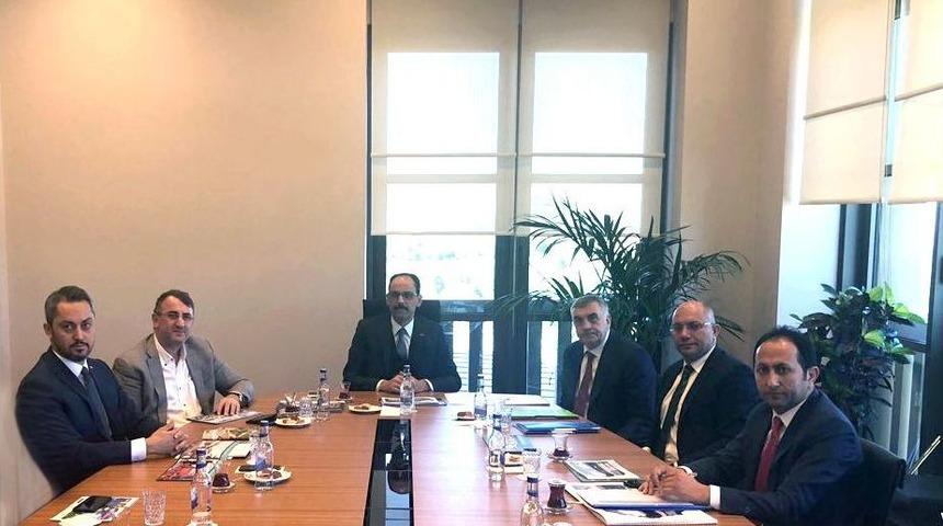 Başkan Toçoğlu, Kalın İle Bir Araya Geldi