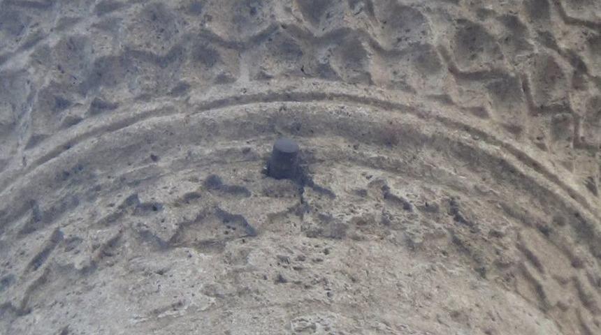 Minaredeki 98 Yıllık Patlamamış Top Mermisi