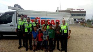 Türsab’tan Samsatlı Depremzedelere Yardım