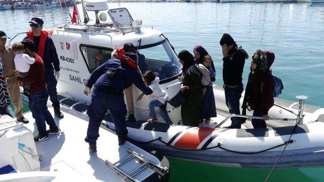 &Ccedil;anakkale&rsquo;de 143 Ka&ccedil;ak G&ouml;&ccedil;men Yakalandı 1