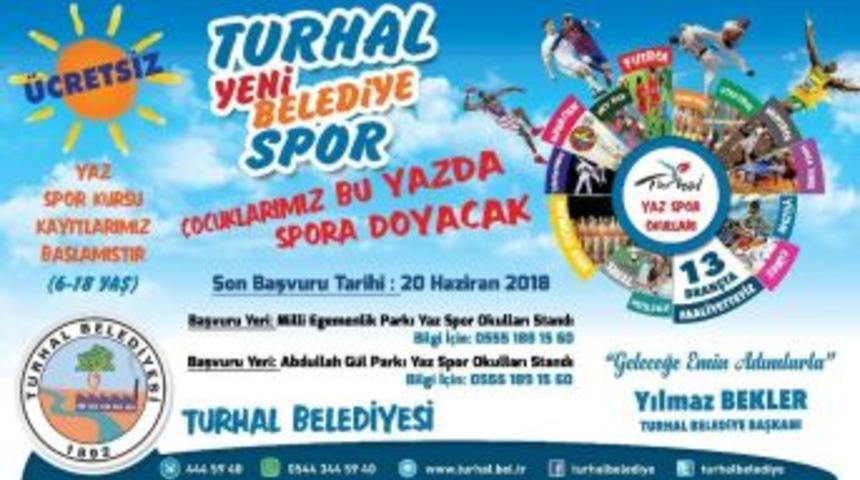 Turhal Belediyesi Yeni Belediye Spor Kul&uuml;b&uuml; Yaz Spor Okulları Kayıtları Devam Ediyor.