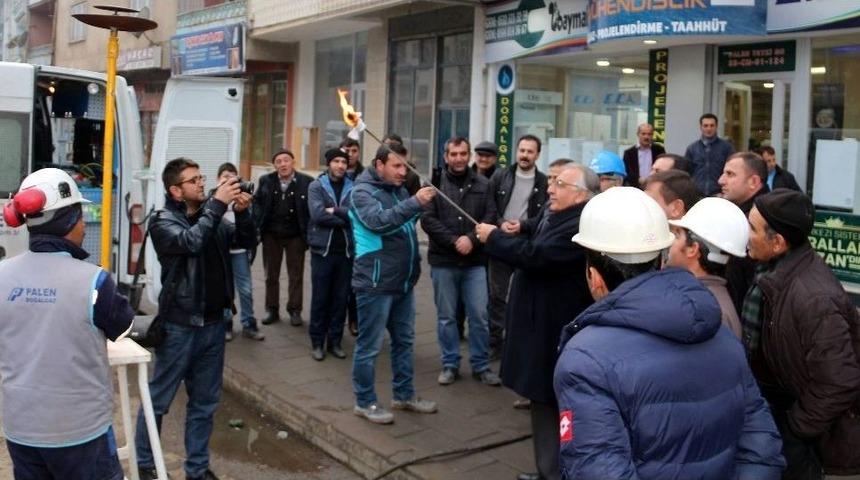 Oltu Doğalgaza Kavuştu