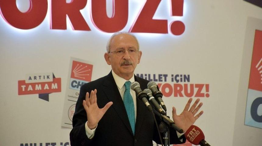 Chp Genel Başkanı Kılı&ccedil;daroğlu: "bin 500 Liranın Altında Emekli Aylığı Olmayacak"