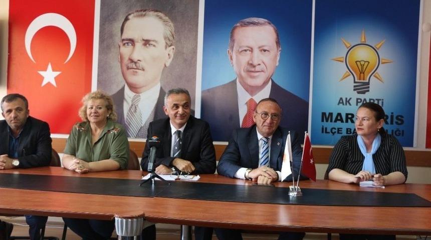 Ak Partili &Uuml;lgen Basın Toplantısı D&uuml;zenledi