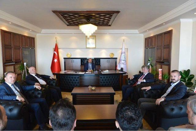 Çaycuma Tso Yönetimi Zonguldak’ta Ziyaretlerde Bulundu