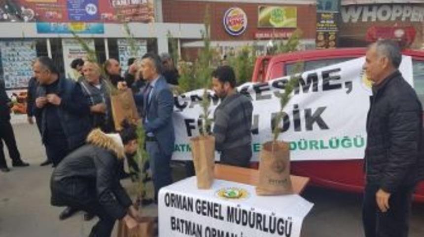 Batman&rsquo;da &lsquo;&ccedil;am Kesme, Fidan Dik&rsquo; Kampanyası