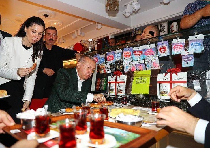 Cumhurbaşkanı Erdoğan Samsun Simidi Yedi G1