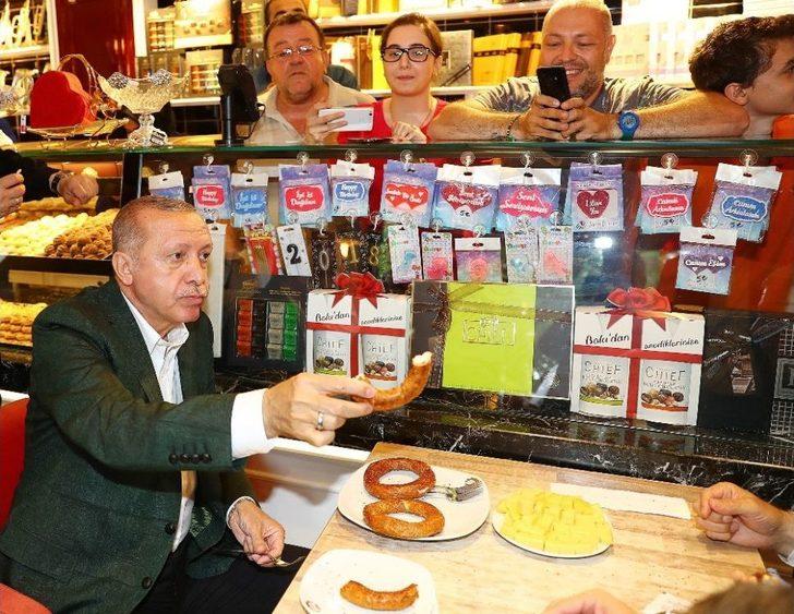 Cumhurbaşkanı Erdoğan Samsun Simidi Yedi G2