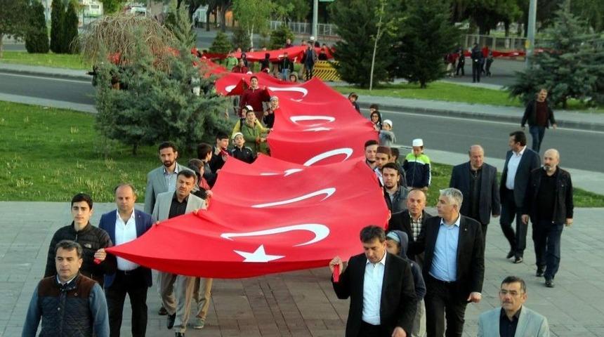 57. Alay Kayseri&rsquo;de Dev T&uuml;rk Bayrağıyla Anıldı