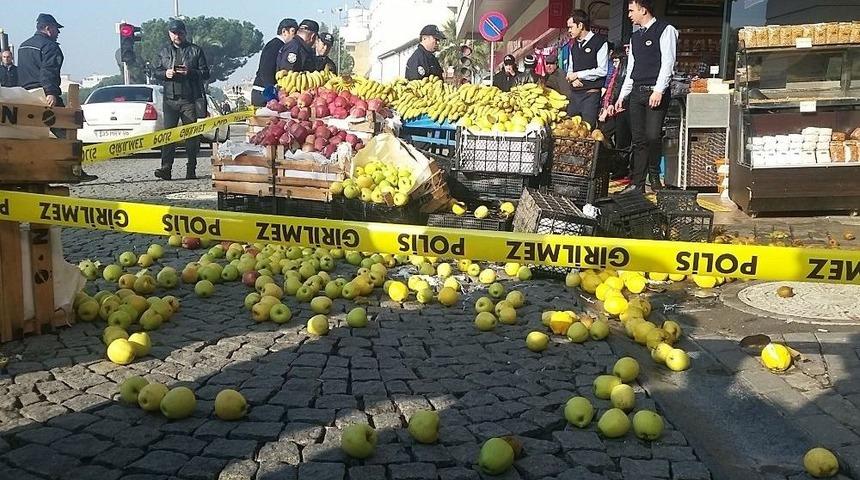 Seyyar Satıcı Zabıtayı Bı&ccedil;akladı