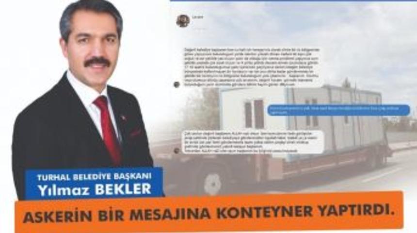 Belediye Başkanı, Askerin Bir Mesajına Konteyner Yaptırdı