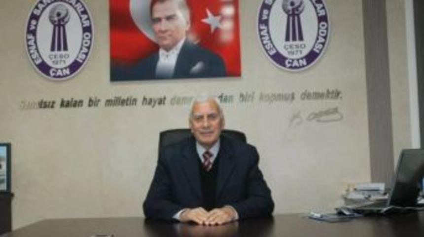 Çan Esnaf Ve Sanatkarlar Odası Başkanı Güner Yaşamını Yitirdi